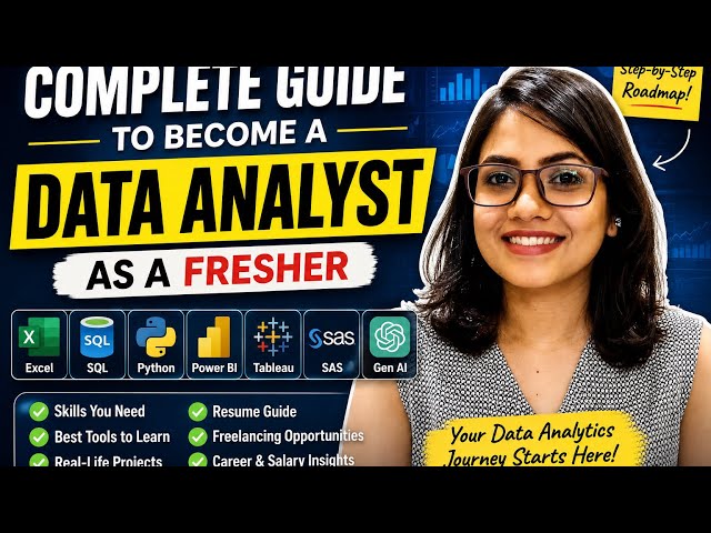 Complete Data Analyst Roadmap 2026 | MBA to Data Analyst