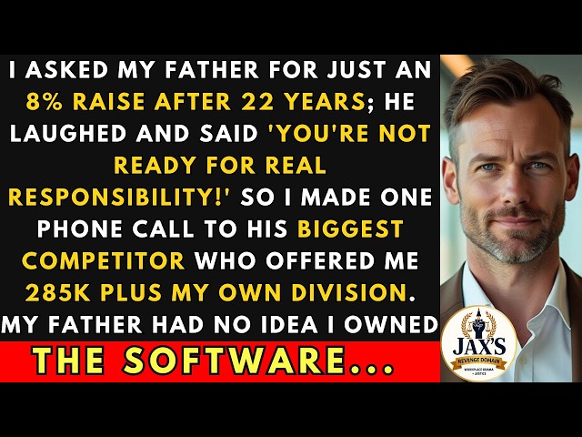 My Father Laughed At My 8% Raise Request At 54—I Took My Software To His Biggest Rival…