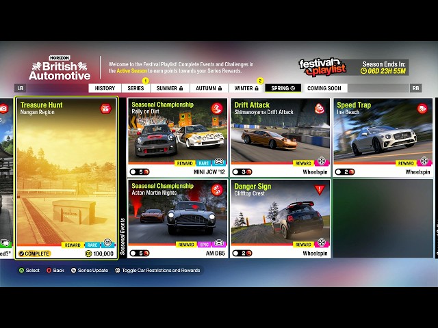 Forza Horizon 6 TREASURE HUNT Nangan Region (Spring Festival Playlist)