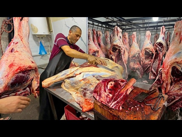 How a Master Butcher Breaks Down a Side of Beef | From Whole Cow to Market Stall