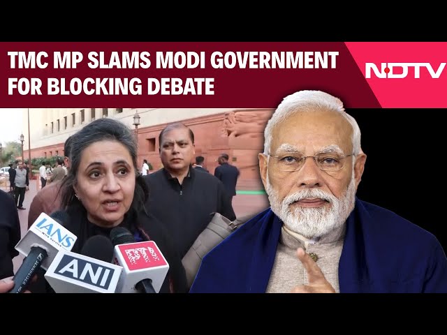 Parliament Session | TMC MP Slams Modi Govt For Blocking Debate On Electoral Reforms & BLO Deaths