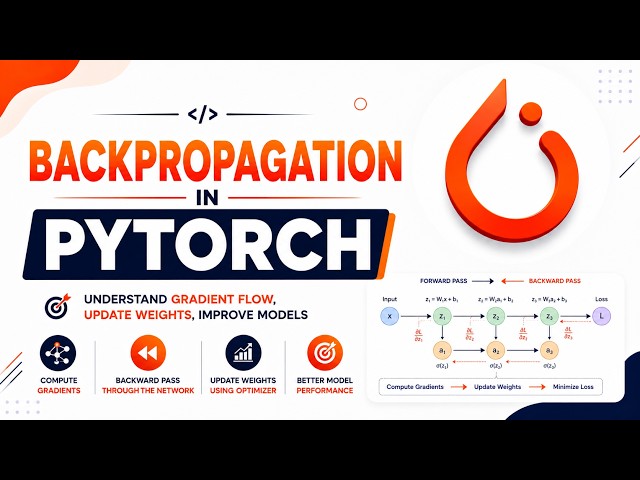 6. Backpropagation in PyTorch Explained Simply | Autograd, Gradients & backward()