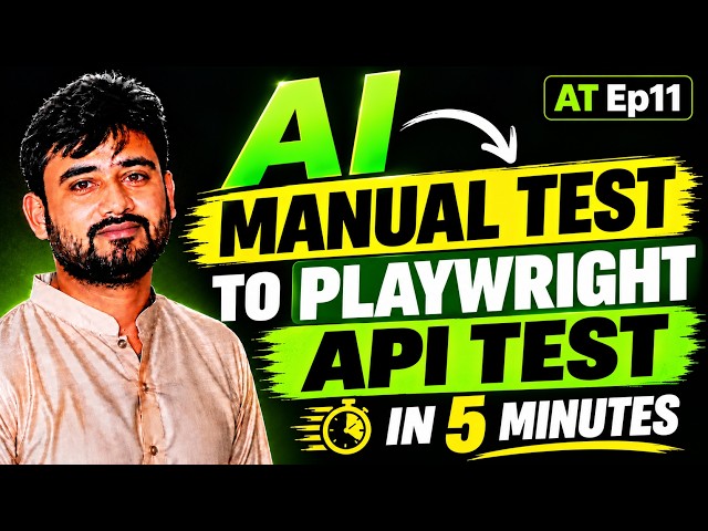 AI Generates Playwright API Tests from Manual Tests | AT EP11
