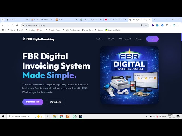 How to Register for FBR Digital Invoicing Software