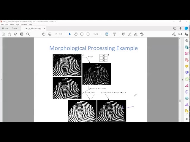 Lectur 8 - Image Morphology Part 2