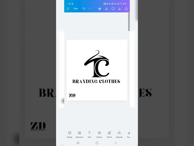 Canva Logo Design Tutorial | Unique Fashion Brand Logo Idea #canvatutorial #canvalogo