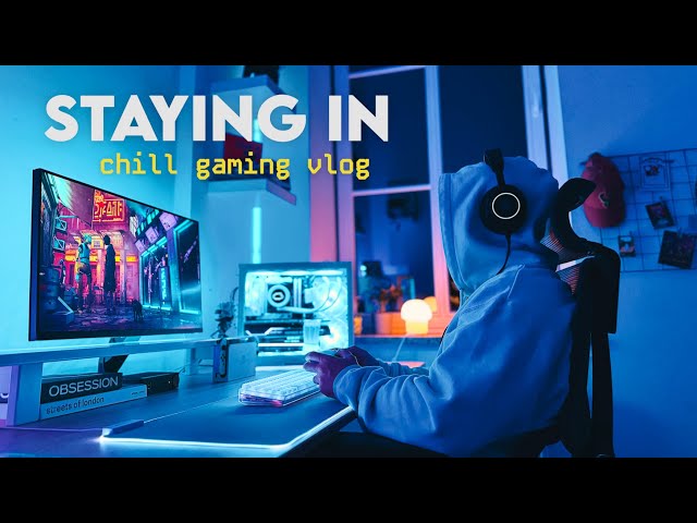 ☁️ 🎮 gaming vlog | staying in on a friday night, enjoying alone time