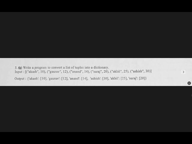 Write a python program to convert a list of tuples into a dictionary.