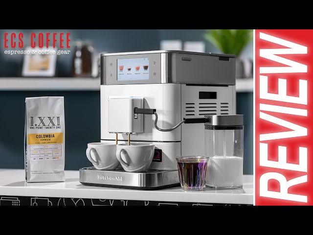 KitchenAid KF8 Super-Automatic Espresso Machine Review | Silent, Sleek, and Powerful!