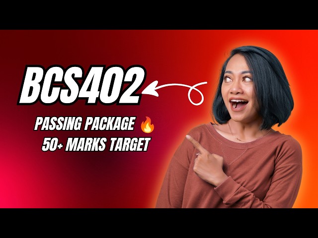 BCS402 Passing Package | 50+ Marks Strategy | Microcontrollers and ARM Processor | VTU