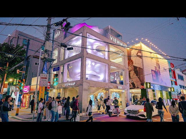 [4K HDR] Relaxing Seoul Night Walk: Vibrant Seongsu Alleys & Neon Lights
