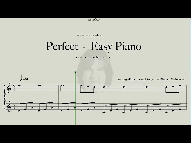 Perfect  -  Easy Piano