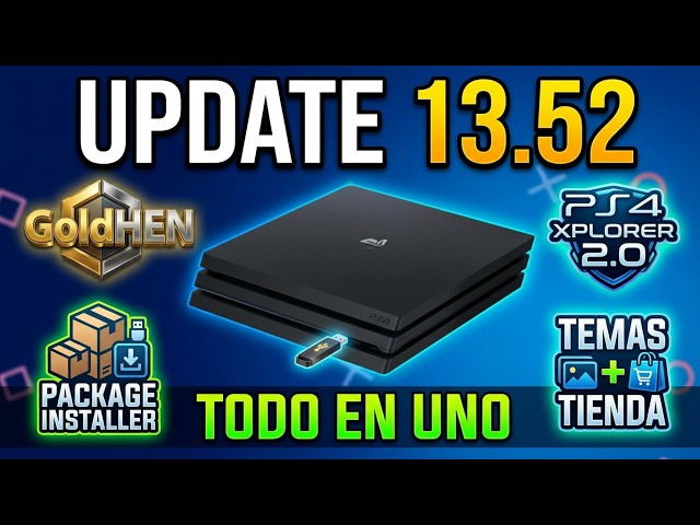 Manual UPDATE Tutorial 13.52 to USE GOLDHEN EXPLOIT without ERRORS + XPLORER 2.0 + STORE + THEMES