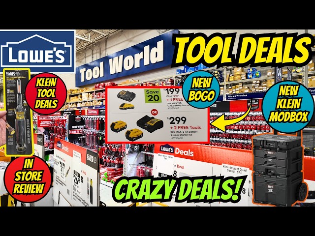 Lowe's May Tool Deals You Can't Miss! Dewalt, Kobalt, Craftsman, Klein Tools, Oh Yeah!