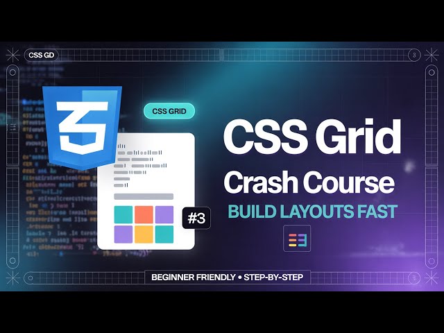 🔥 CSS Grid Crash Course in Tamil | Build Modern Layouts Fast (Beginner Friendly) | Tamil