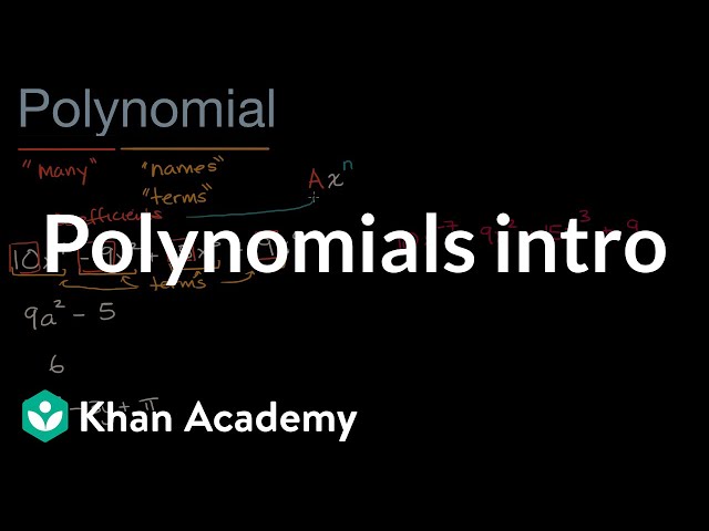 Polynomials intro | Mathematics II | High School Math | Khan Academy