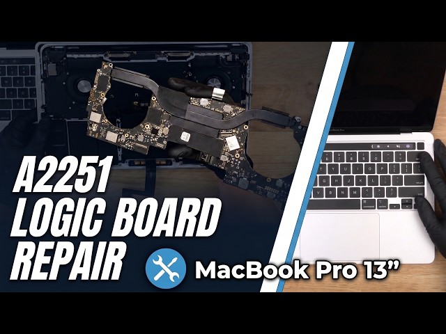 Apple makes this repair so difficult! (A2251 Macbook Pro Logic Board Replacement)
