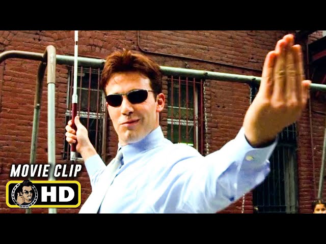 DAREDEVIL Clip - "Playground Fight" (2003) Ben Affleck + Jennifer Garner