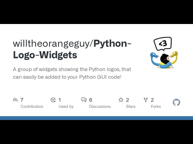 Python Logo Widgets Project Showcase