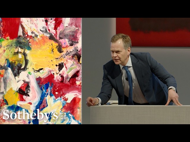 Auction Bidders Battle It Out for Six-Foot De Kooning | Sotheby's