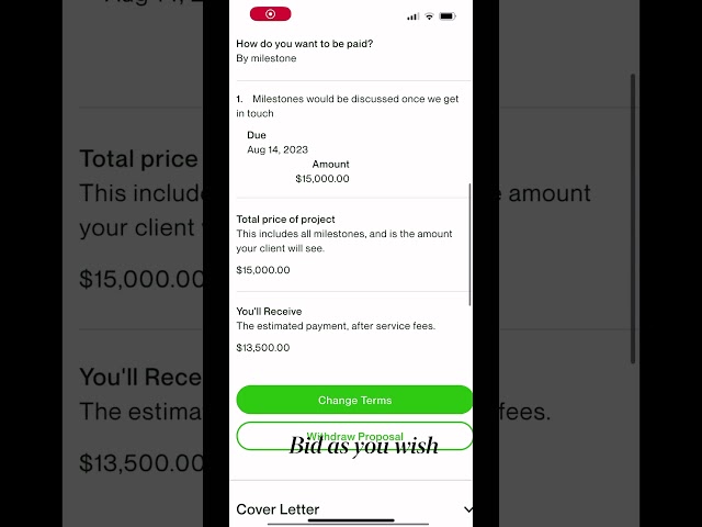 How to bid for a project at upwork?#earn #freelance #getrich #money #remotework #upwork #finance