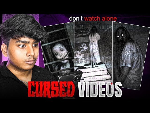 😳 Reacting to ghosts caught on camera !!