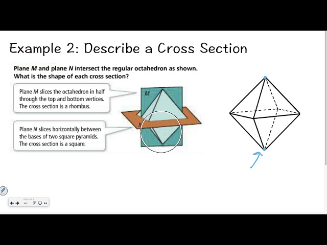 Geometry 11-1: Three-Dimensional Figures and Cross Sections