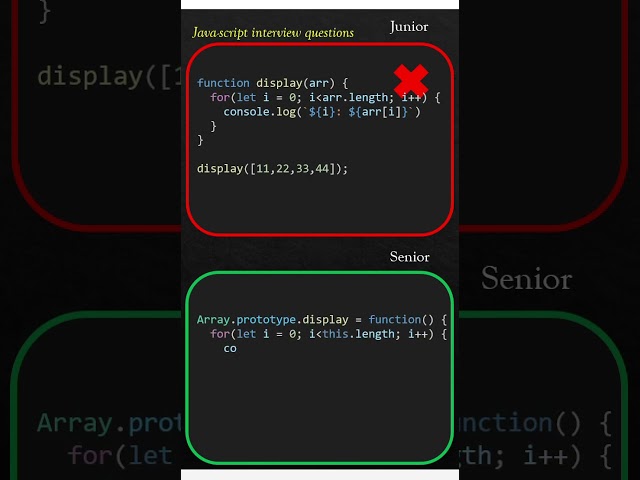 ✅ Prototype in java-script - better option to extend the functionality #shorts #coding #javascript