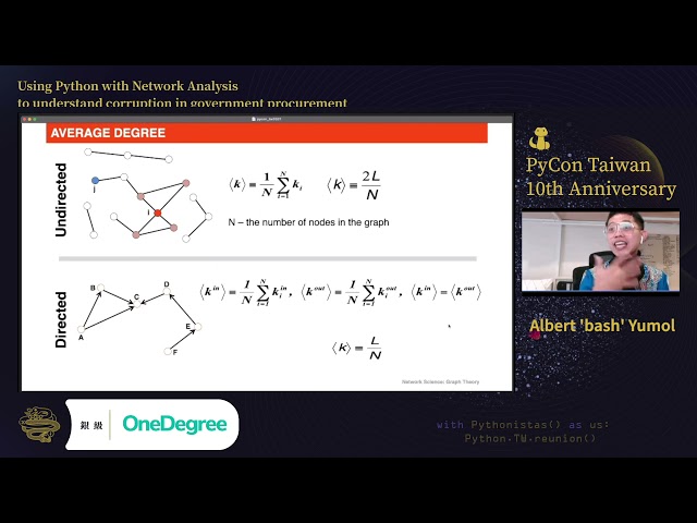 Using Python with Network Analysis to Understand Corruption in...｜Albert 'bash' Yumol｜PyCon TW 2021