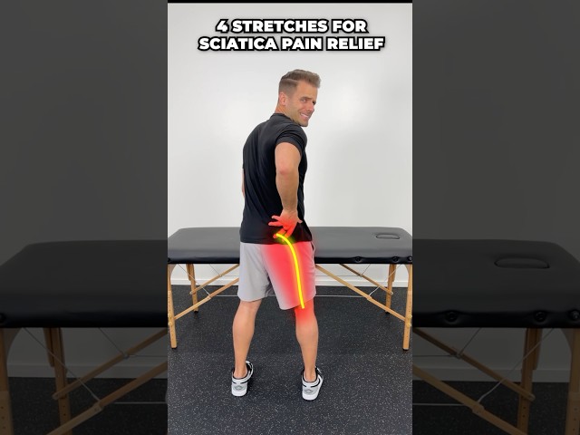 4 Stretches For Sciatic Nerve Pain Relief! [Stop Sciatica Fast!]