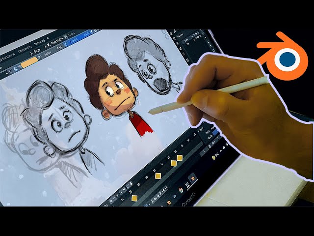 Blender's Animation Tools - Amazing for 2D Artists
