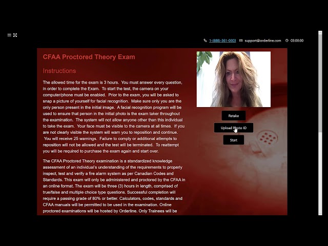 CFAA Proctored Exam