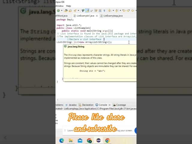 Java List with example.