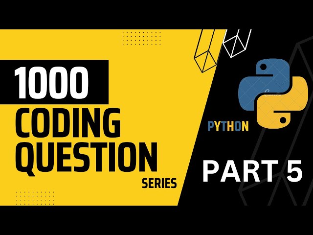 Part 5 || Python Coding Quiz question with answers ||  1000 coding question series.