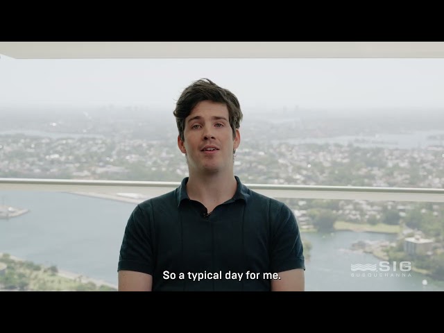 Meet a Quantitative Trader at Susquehanna