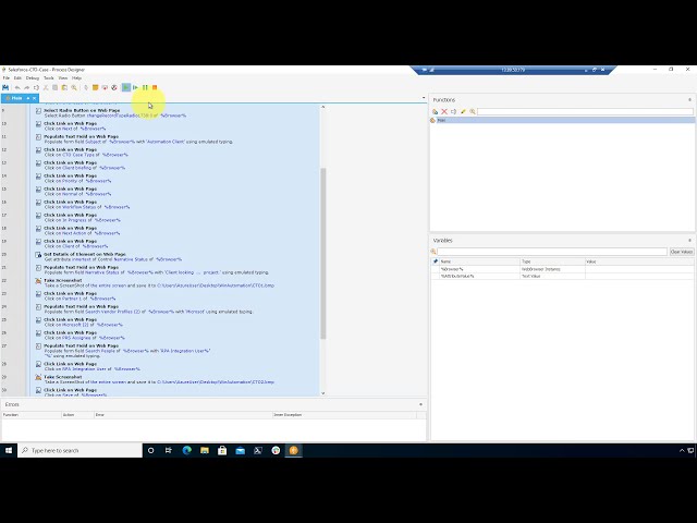 Robotic Process Automation (RPA) with WinAutomation Demo