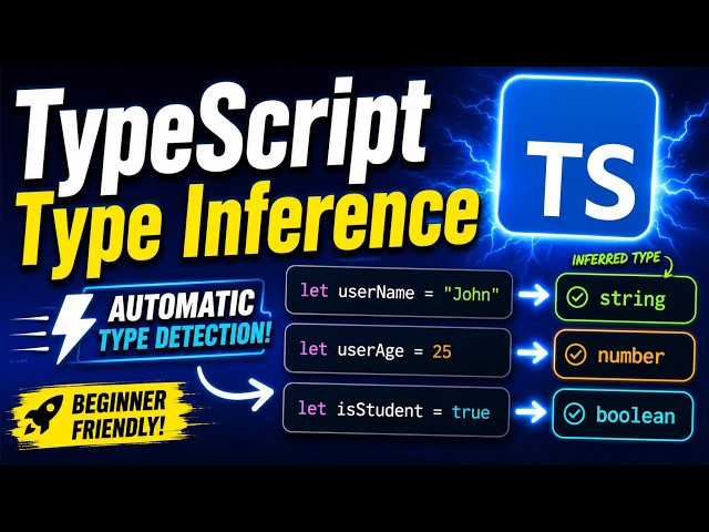 TypeScript Type Inference Explained | Automatic Type Detection