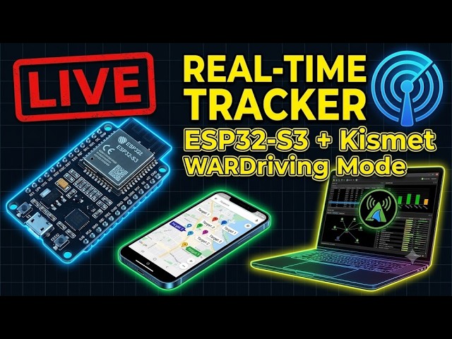I Built a Live Wi-Fi Packet Monitor with ESP32-S3 & Wireshark
