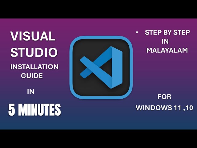 How to Install Visual Studio Code in Windows 10 , 11 | In Malayalam