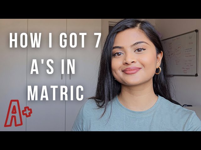 How To Ace Matric And Get All Distinctions (8 tips on getting all As in matric South Africa)