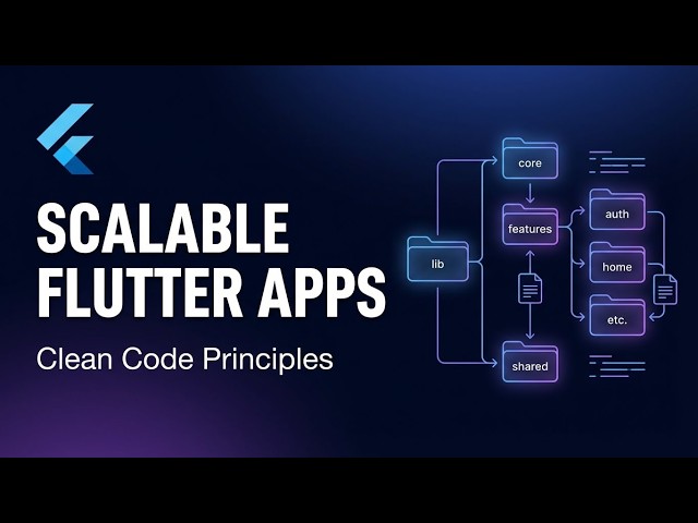 Professional Flutter Apps: Organize Your Code, Reduce Bugs & Scale Projects Efficiently