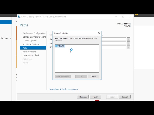 How to install Active Directory (AD DS) and build a Domain Controller