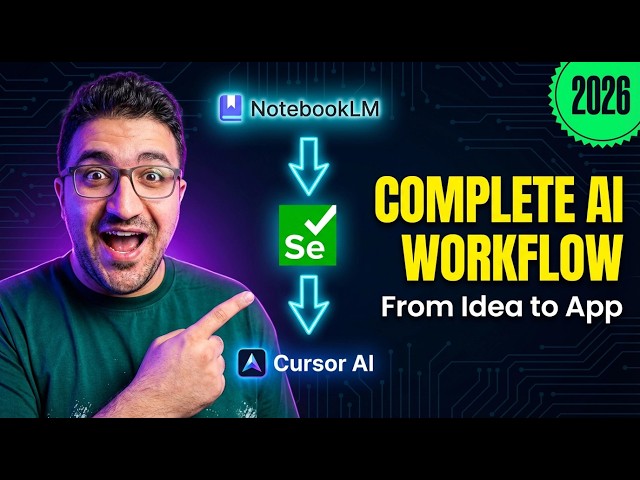 Build ANY Project with AI: Complete Workflow Guide (PRD + NotebookLM + Cursor | 2026 Tutorial)