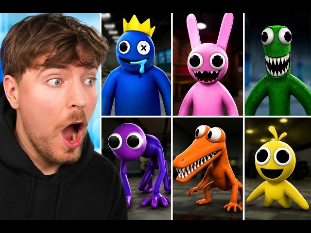 I Found 6 RAREST Rainbow Friends Morphs in Roblox! 😱🌈