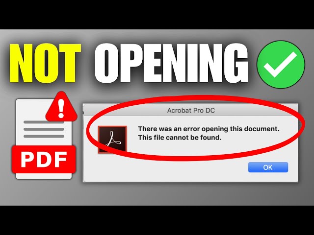 How To Fix PDF File Not Opening in Windows 11