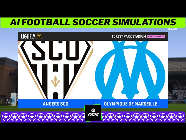 ANGERS vs MARSEILLE ⚽ Ligue 1 2026/27 Matchday 7 🟩 EA FC 26 Simulation