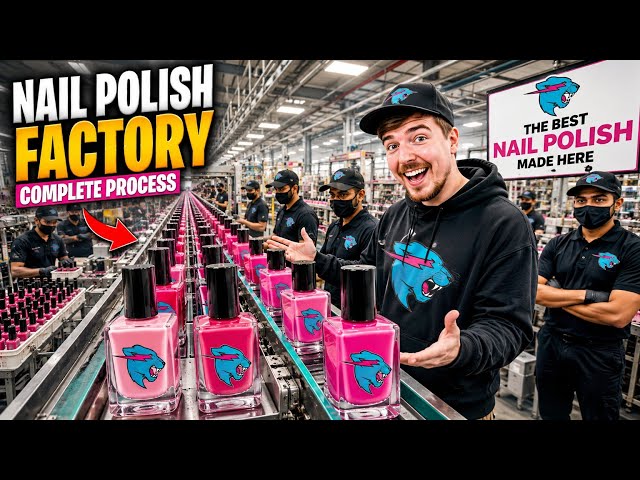 Inside a Nail Polish Factory 💅 | How Nail Polish Is Made | Complete Manufacturing Process