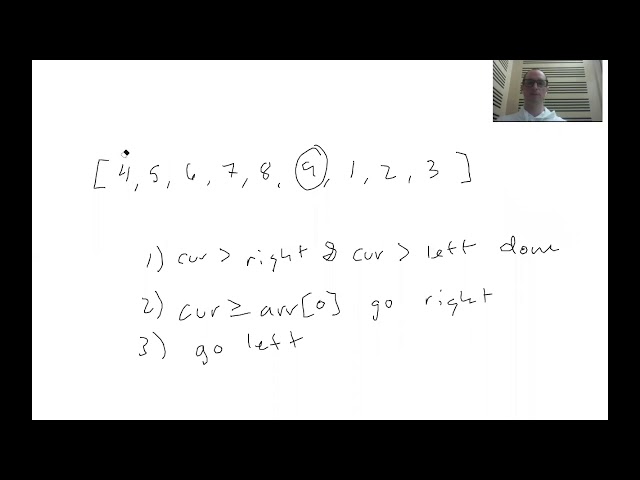 LeetCode 33 - Search In Rotated Sorted Array