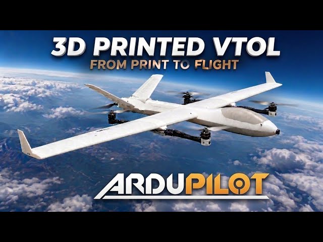 I 3D Printed a 2.2m VTOL QuadPlane | Full DIY Build & Flight Test