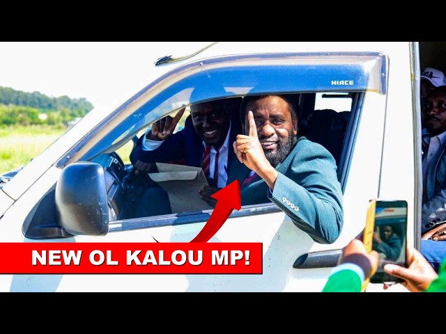 Fireworks as new Ol Kalou MP Sammy Kamau Ngotho uses Matatu to Parliament for his swearing-in🔥